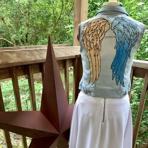 'TWD Daryl's Wings': Custom Denim by ChaosxAnarchy